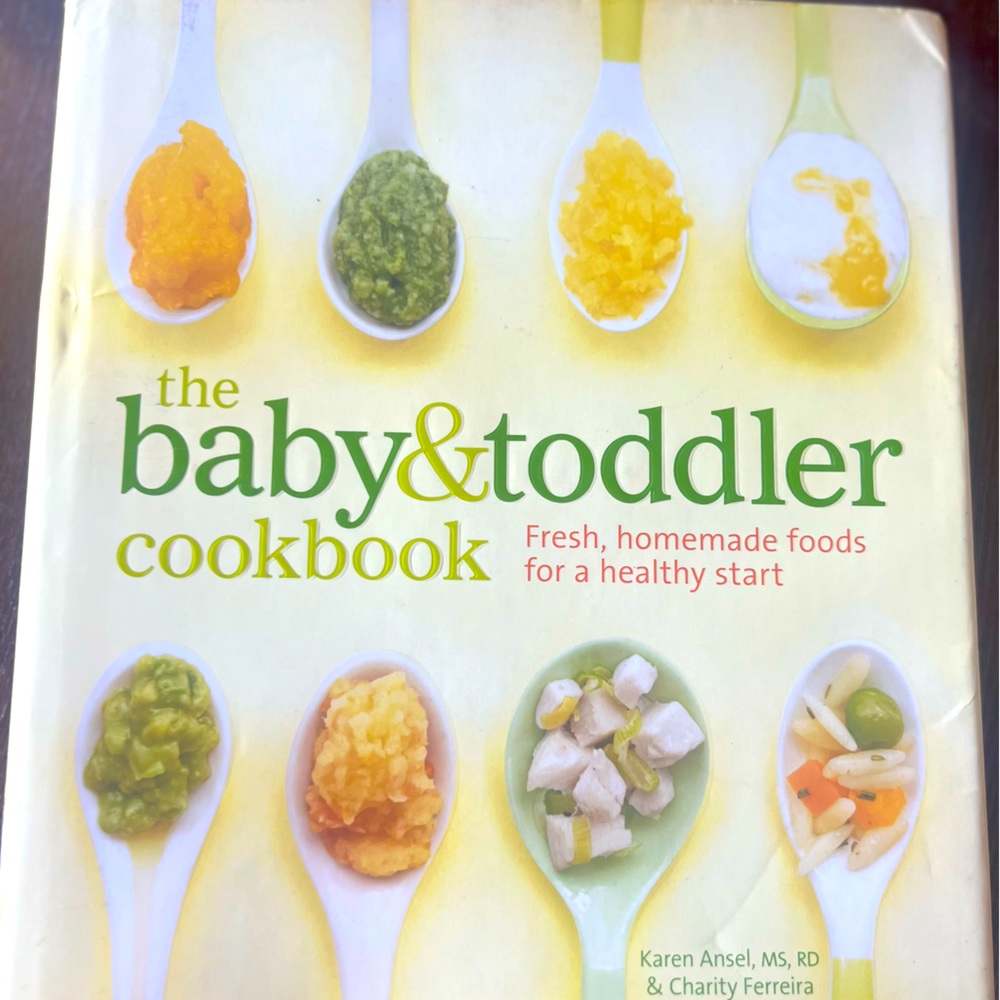 Baby and toddler cookbook